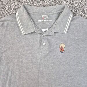 Vintage Looney Tunes Yosemite Sam Polo Shirt Mens XL Embroidered‎ Cartoon 90s